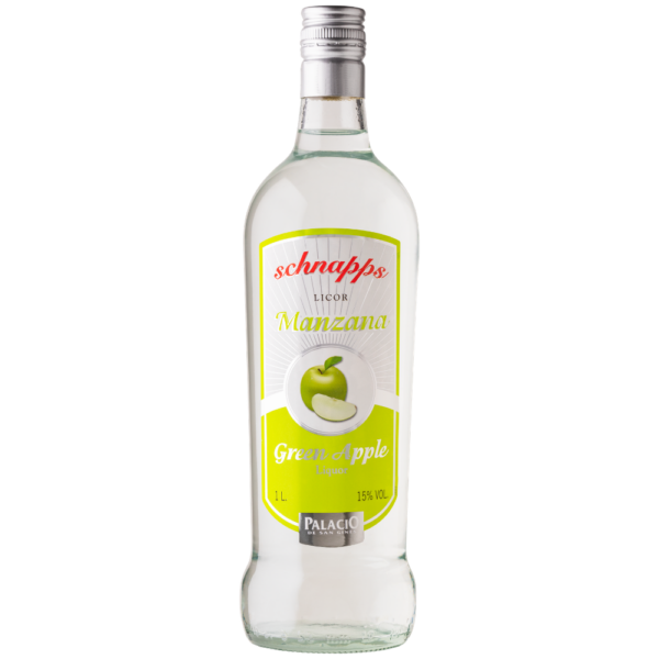 SCHNAPPS MANZANA PALACIO 15% 1L